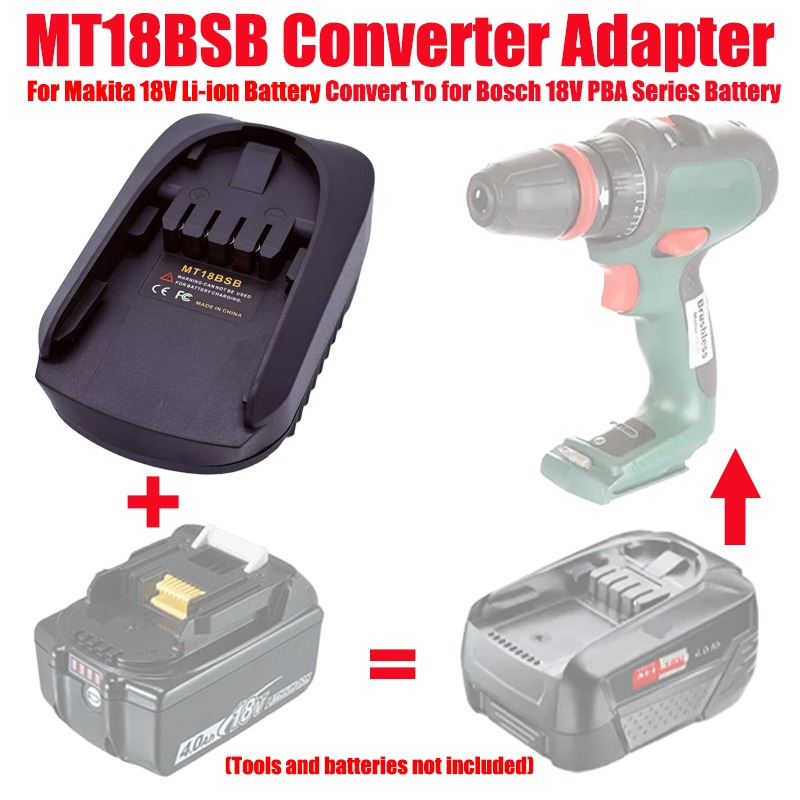 Power Tools Battery Adapter - Адаптер для аккумулятора ALASICKA MT18BSB для