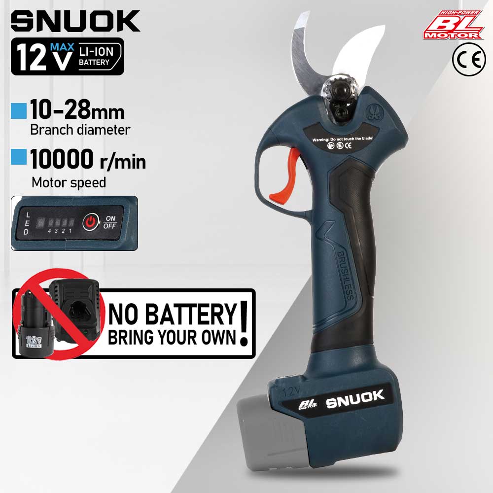 Power Tools Bosch - Электрические бесщеточные секаторы SNUOK 12В для