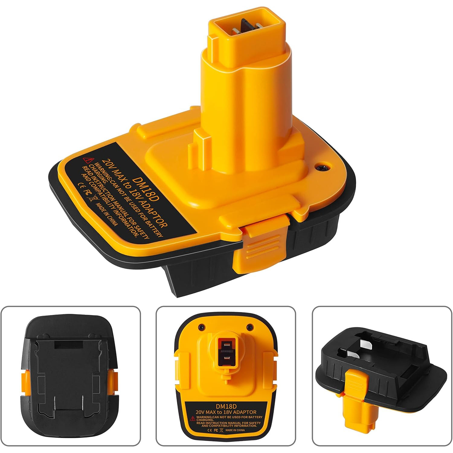 Power Tools Battery Adapter - Адаптер аккумулятора DM18D с USB-конвертером для