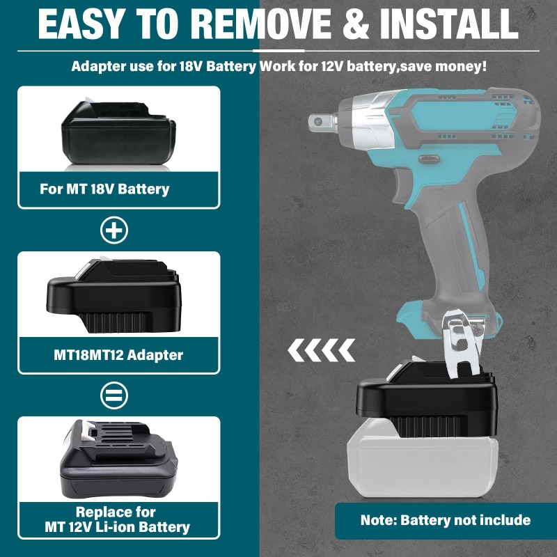 Адаптер аккумулятора для элект – обзор и цена Power Tools Battery Adapter