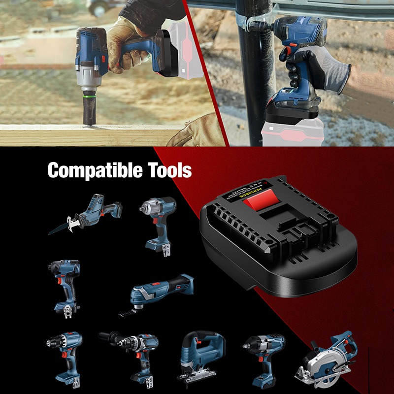 HAKSINKY PAR20BOS Адаптер акку – обзор и цена Power Tools Battery Adapter