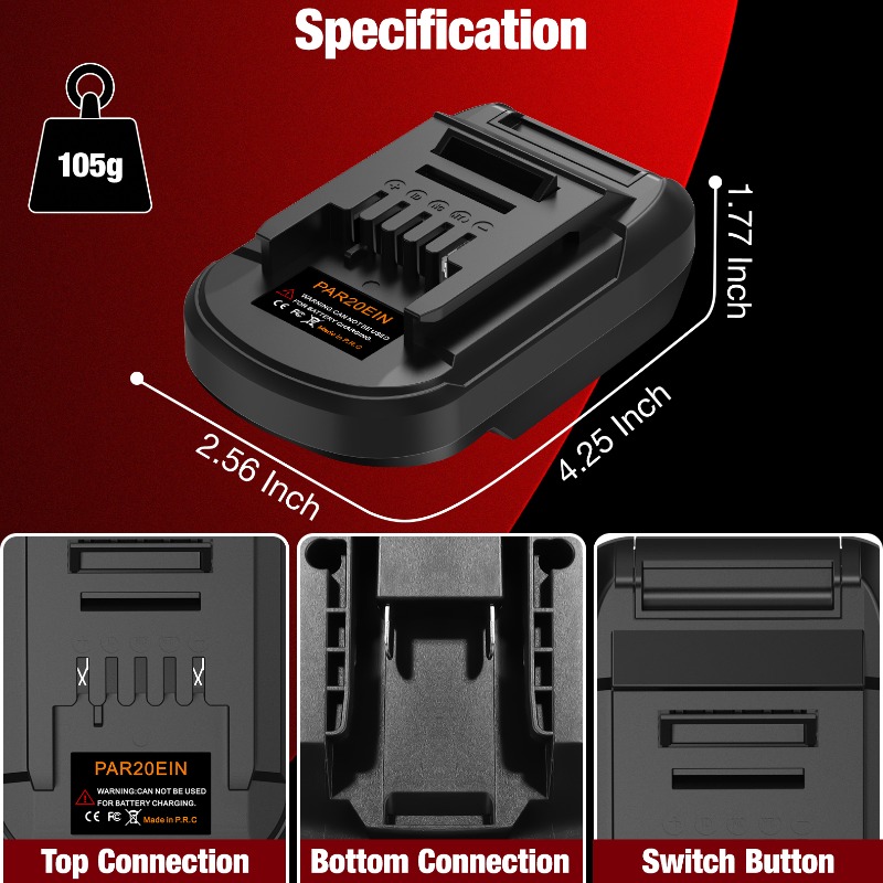 Адаптер для аккумулятора элект – обзор и цена Power Tools Battery Adapter