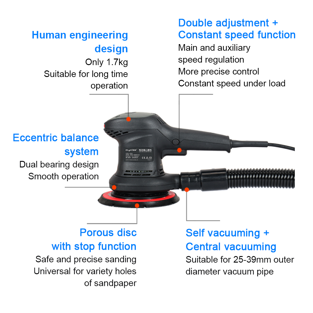 Роторная эксцентриковая шлифов – обзор и цена Random Orbital Sander